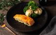 Baked Salmon with steamed brocolli and cauliflower (316gms)UNDER 400 CALORIE