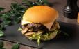 Mushroom and Cheese Burger