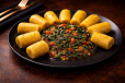 Boiled Plantain And Egg Sauce