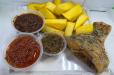 Fried Yam And Sauce