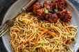 Veg Manchurian Noodles