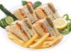 Vegetable Club Sandwich