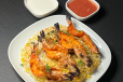 Grilled Shrimps Biryani