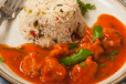 Chicken Manchurian With Rice