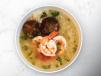 Thai Rice Soup With Shrimp And Mushroom