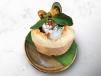 Curry Steamed Seafood In Coconut Cup