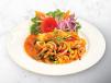 Stir Fried Squid With Red Curry
