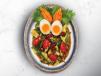 Spicy Cucumber Salad With Boiled Egg