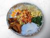 Thai Spicy Salad With Variety Of Side Dishes (Tam Tad)