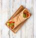 Supergreen Falafel and Hummus Wrap