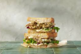 Shawarma Club Sandwich