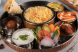 North Indian Chicken Thali