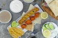 Chicken Tikka With Kabab