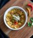 Spicy Prawn and Chicken Pelmeni Soup
