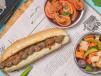 Sausage Sandwich Fino Bread