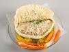 Hummus With Meat Sandwich