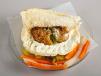 Falafel With Labneh Sandwich