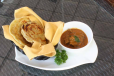 2 Porotta Beef Fry With Gravy