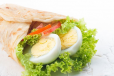 Boiled Egg Porotta Sandwich