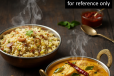 Khichdi Ghee Rice With Coconut Milk Fish Curry