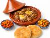 Tagine with meatballs and eggs