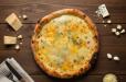 Quattro Formaggi Pizza Four Types of Cheese