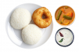 Idly (2 Pcs) And Vada Set(1 Pc)