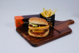 Khaleej Double Burger Meal