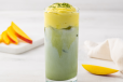 Mango Mousse Iced Matcha