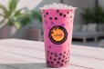 Raspberry Milk Tea