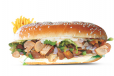 Mutton Steak Combo Sandwich