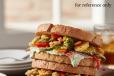 Mix Fried Vegetable Sandwiches