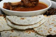Pol Roti With Fish Curry
