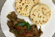 Pol Roti With Beef
