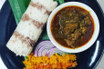 Pol Pittu With Chicken