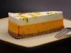 Saffron Cheesecake Slice