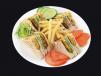 Vegetables Club Sandwich