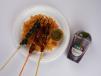 Mix Beef Mishkak Platter And 7 Up Mojito