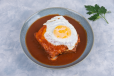 Mix meat sandwich with special sauce  Francesinha 