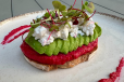Avocado Beetroot Toast With Feta
