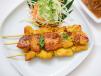 Chicken Satay with Peanut Sauce