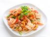 Mushroom Salad with Prawns