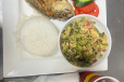tilapia ampalaya with egg combo meal