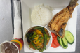 FRIED MARINATED BANGUS PINAKBET COMBO MEAL