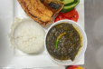 FRIED MARINATED BANGUS LAING COMBO MEAL