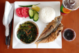 Galunggong stirfry kangkong meal