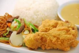 Pancit With Fried Chicken Meal