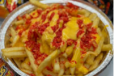 French Fries With Chicken And Cheetos