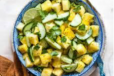 Honey Mint Pineapple Salad