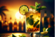 Sunset Yellow Mojito